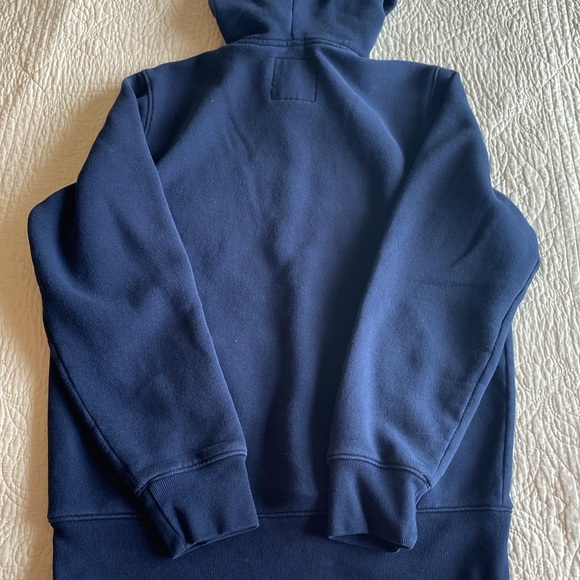 Hollister Classic Logo Hoodie - Navy - Size M - Picture 2 of 6